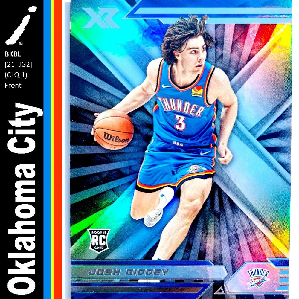 Oklahoma City Thunder (Josh Giddey) - BKBL [21_JG2] - Rookie Card (RC)